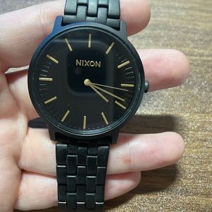 Nixon Porter Men’s Watch Black/Gold